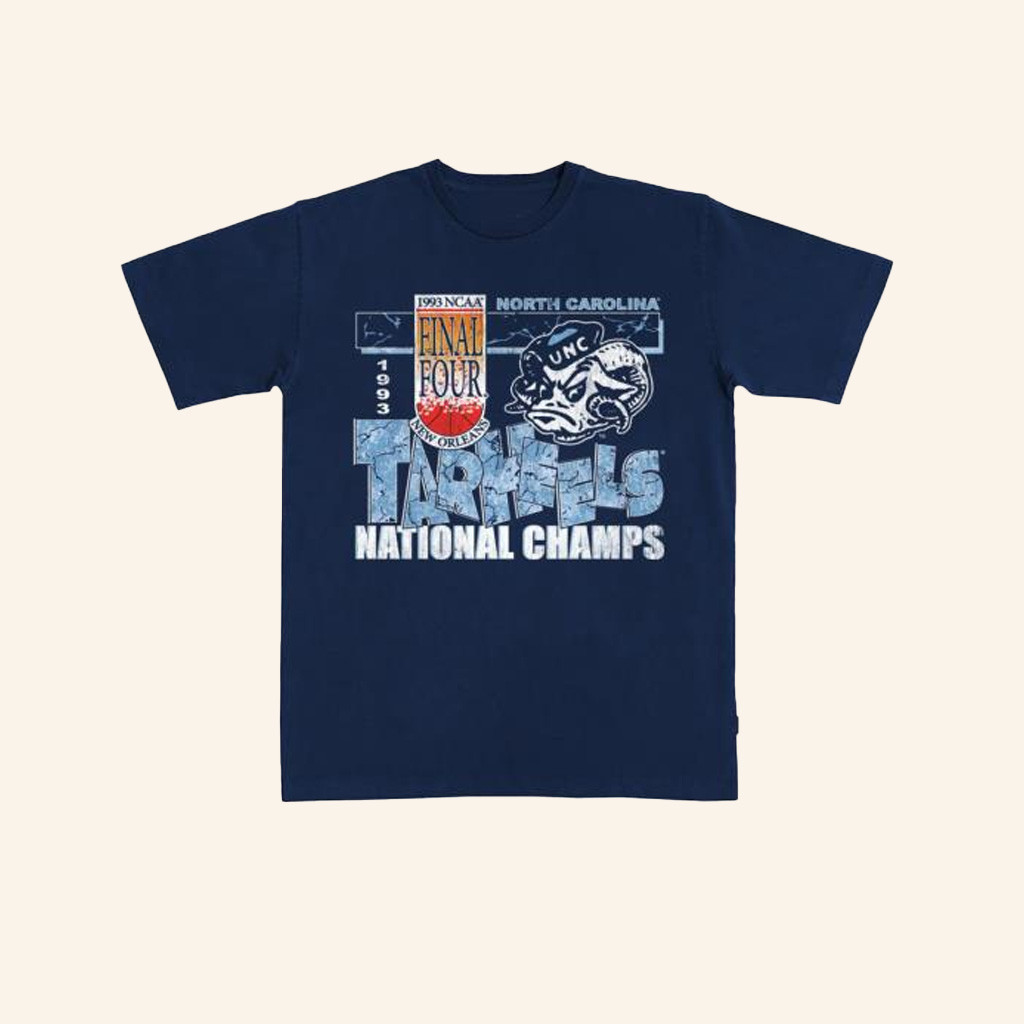 Slam Goods Merch North Carolina 93 Final Four Shirt Gift Ideas For Dad-1