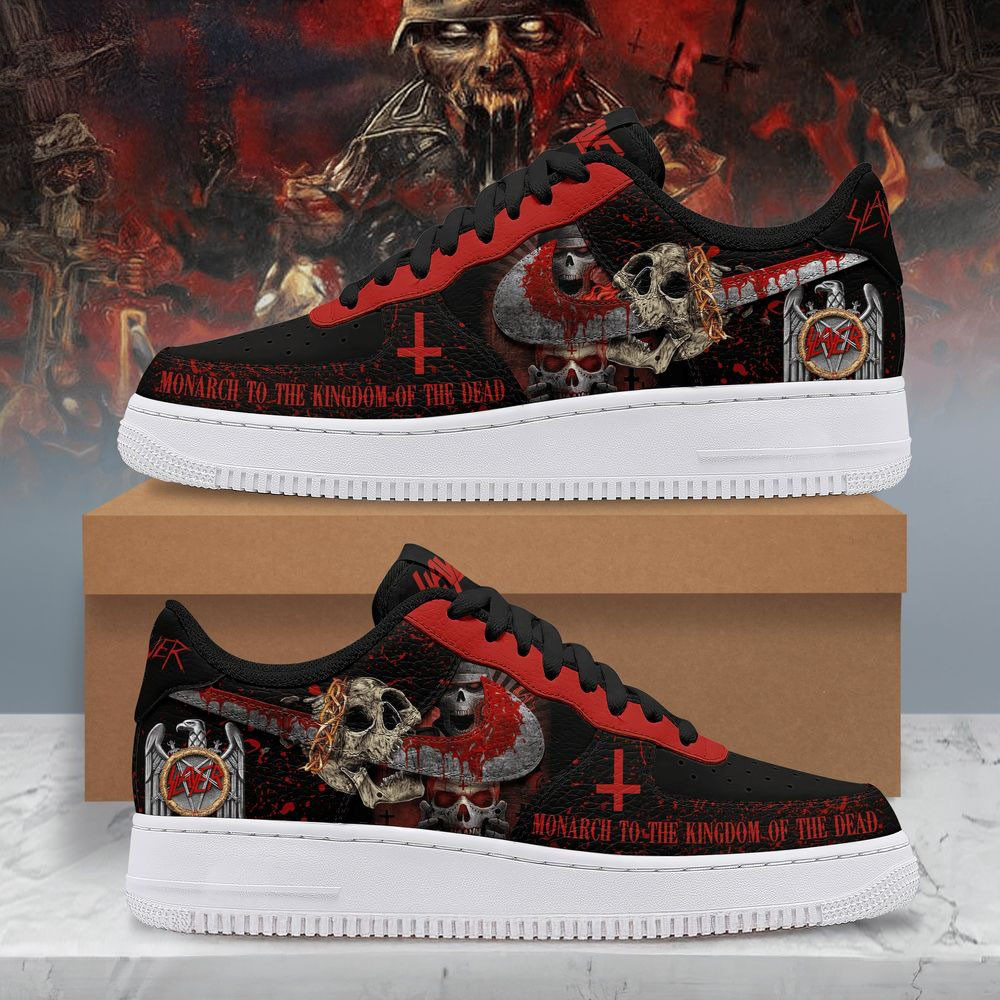 Slayer Monarch To The Kingdom Of The Dead Nike Air Force 1 Best Father's Day Gifts For Husband-1