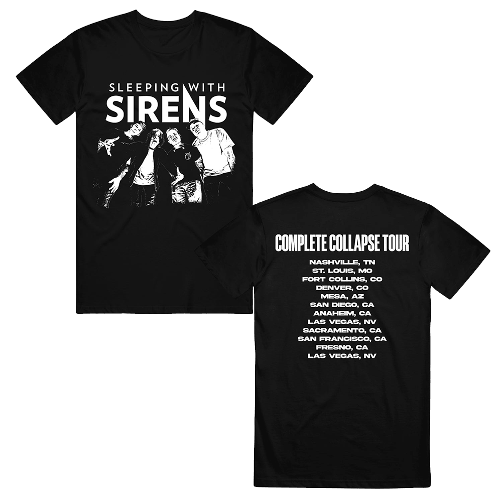 Sleeping With Sirens Merch Sleeping With Sirens Photo Tour T-Shirt Great Father's Day Gifts-1 Sleeping With Sirens Merch Sleeping With Sirens Photo Tour T-Shirt Great Father's Day Gifts-1