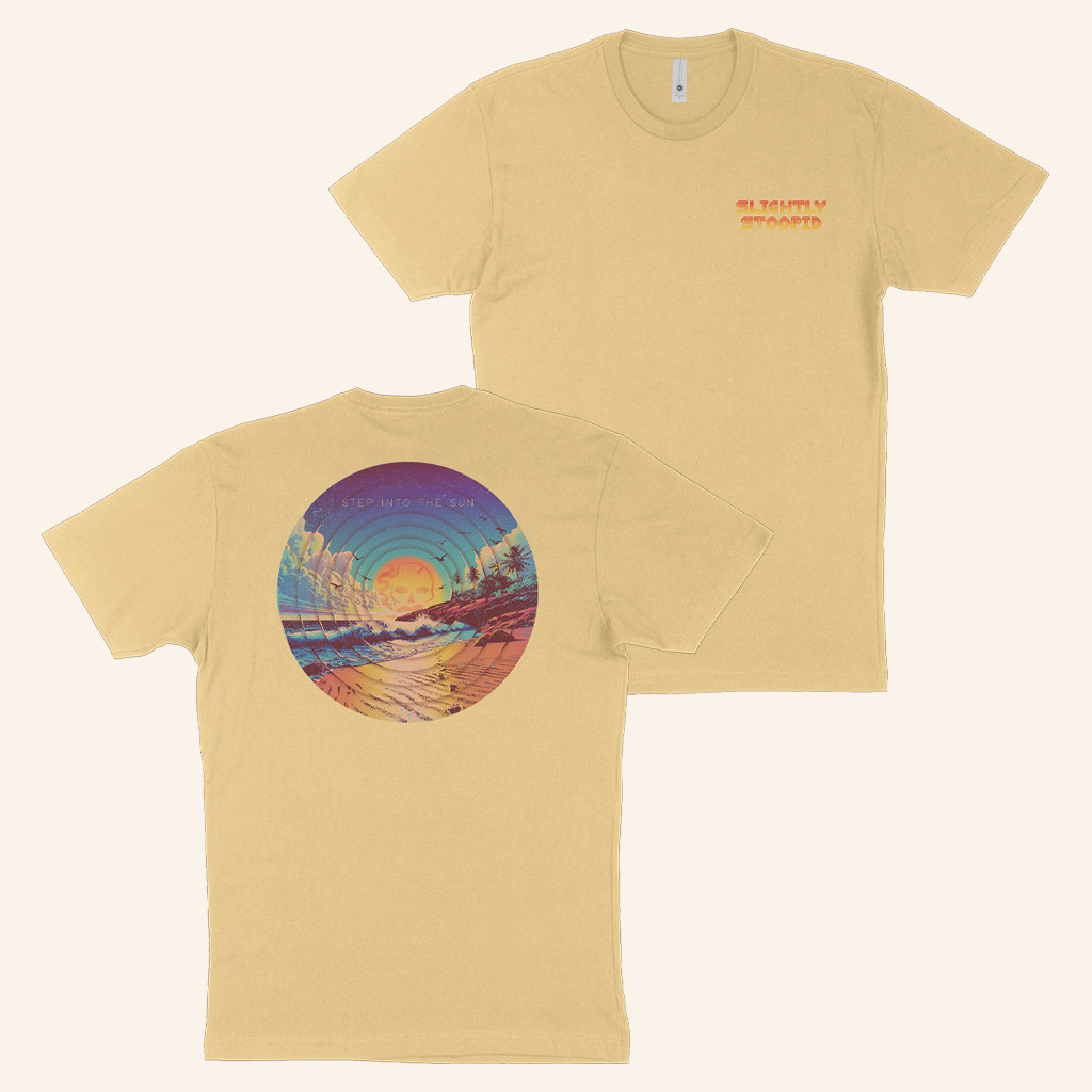 Slightly Stoopid Merch Step Into The Sun Banana Cream T-Shirt Gifts For Fans-1
