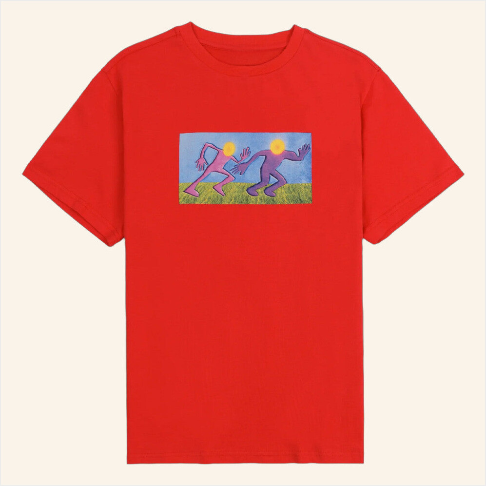 Slushy Noobz Merch Running Red T-Shirt Best Gifts For Friends Birthday Gifts For Sister-1