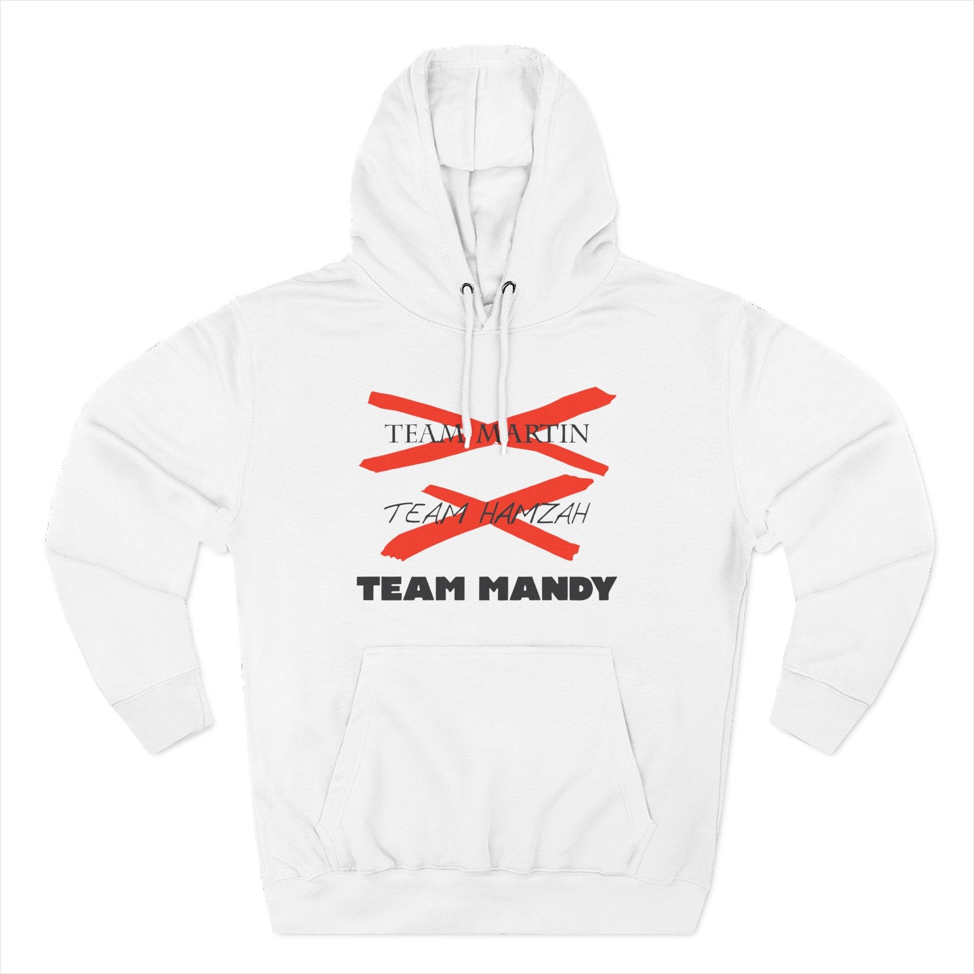 Slushy Noobz merch Team Mandy White Hoodie Birthday Gifts For BFF Gifts For Her Christmas Presents Ideas-1