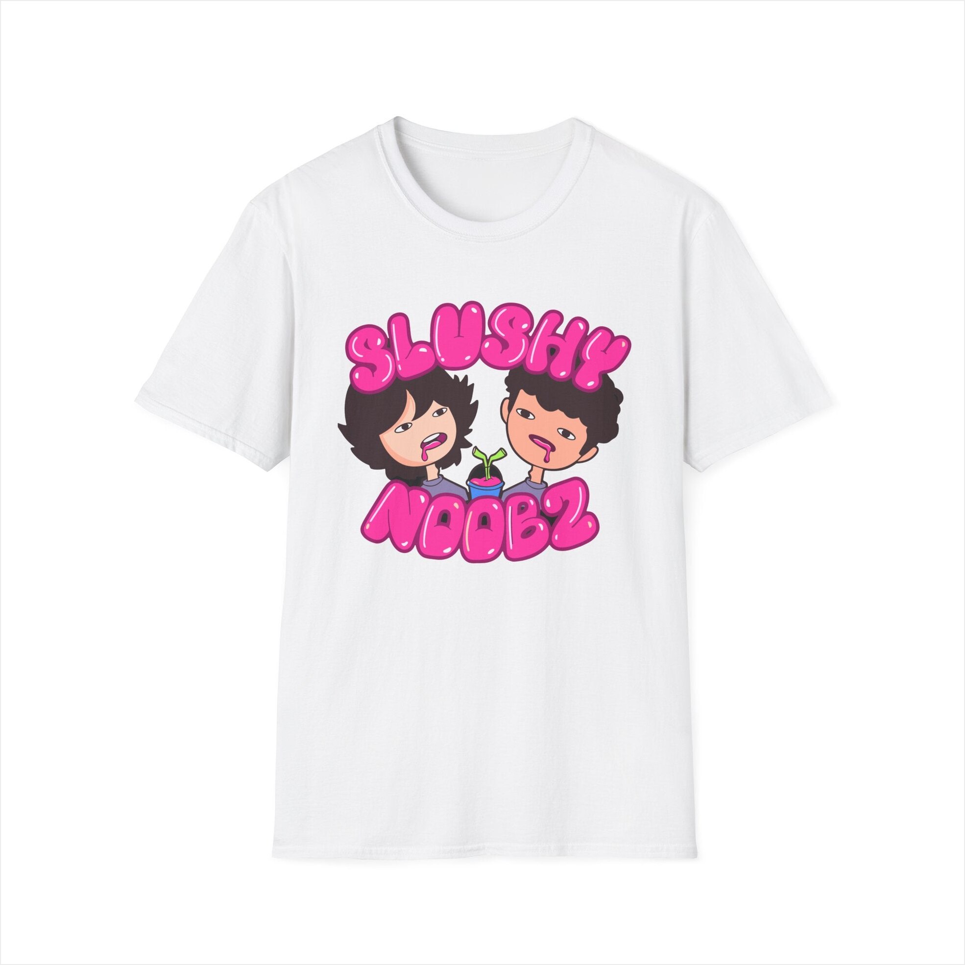 Slushy Noobz merch Unisex Softstyle T-shirt Apparel Birthday Gifts For BFF Gifts For Brother-1 Slushy Noobz merch Unisex Softstyle T-shirt Apparel Birthday Gifts For BFF Gifts For Brother-1