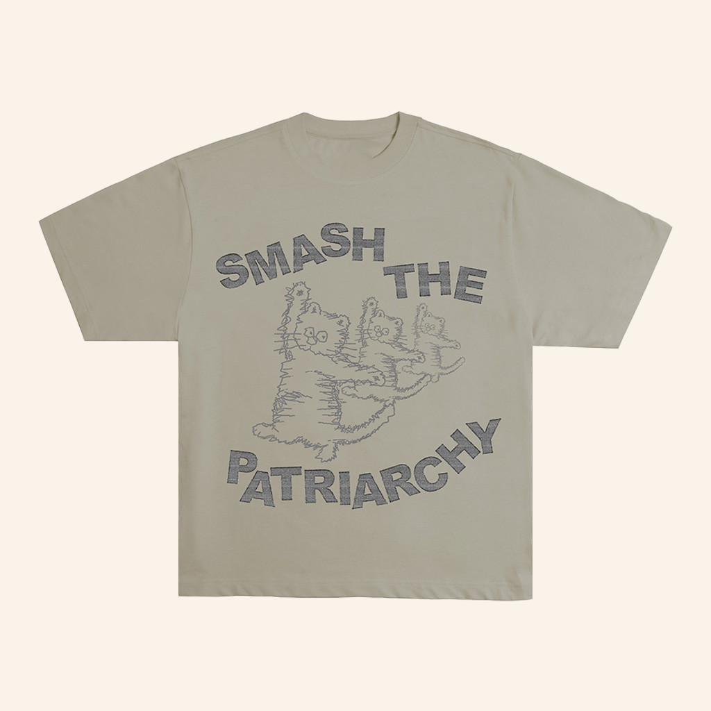 Smash the Patriarchy T-Shirt Gifts For My Husband-1