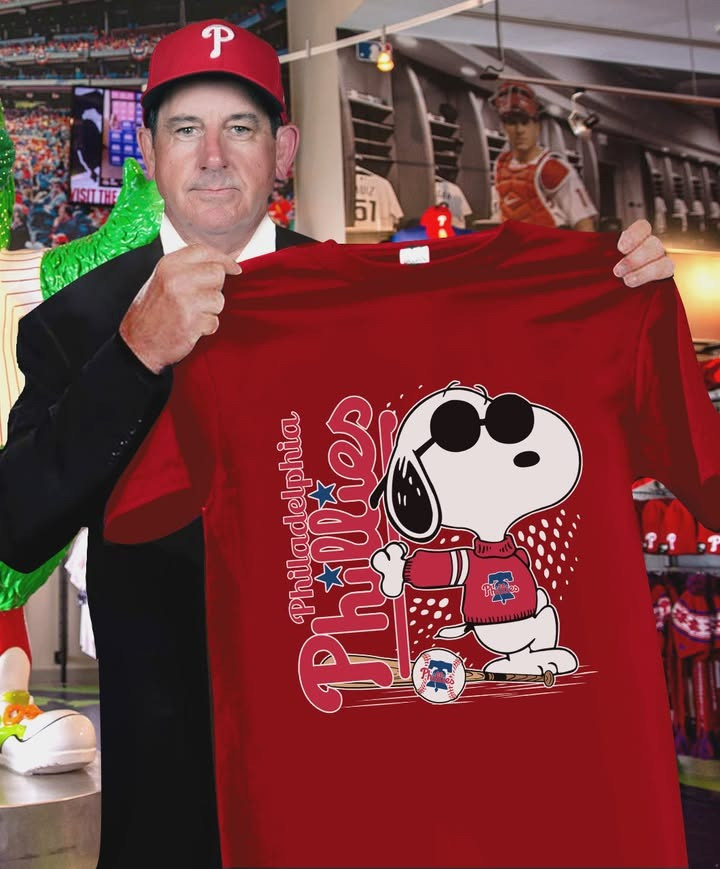 Snoopy Cool Philadelphia Phillies Baseball Shirt Philadelphia Phillies Merch Cool Baseball Gifts-1