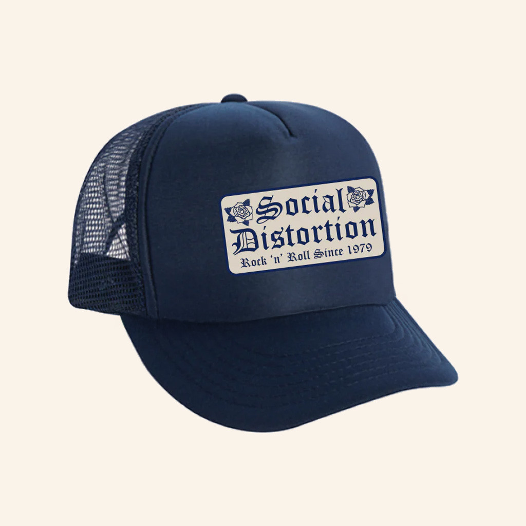 Social Distortion Merch Rock N Roll Trucker Hat Gifts For Friends-1
