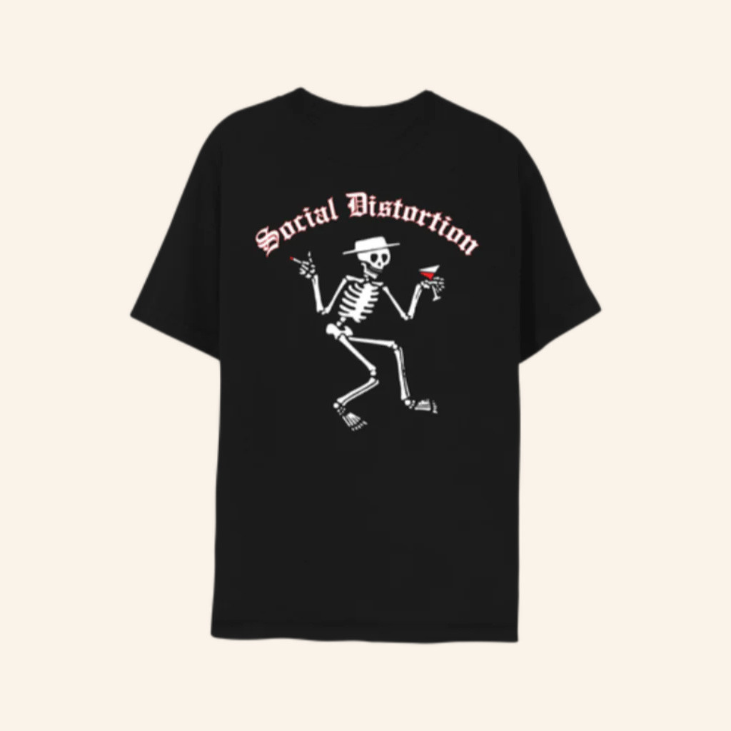 Social Distortion Merch Skelly Men's T-Shirt Gifts For Dad-1