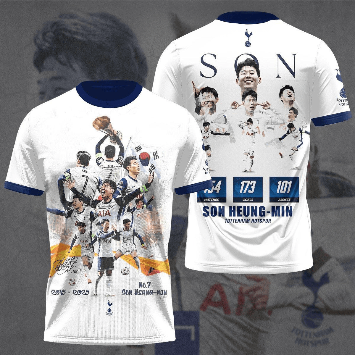 Son Heung Min Tottenham Hotspur 2025 T-Shirt Fan Merch Gifts For Dudes-1