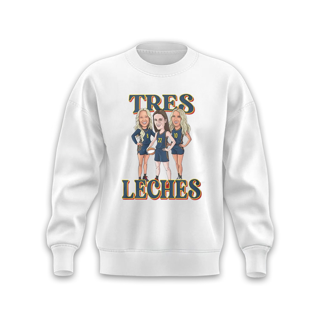 Sophie Cunningham Tres Leches Sweatshirt WNBA Indiana Fever Merch-1