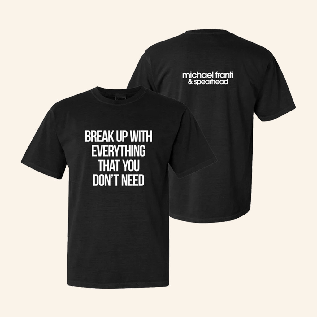 Soulrocker Fam Merch Break Up Black T-Shirt Gifts For Him-1