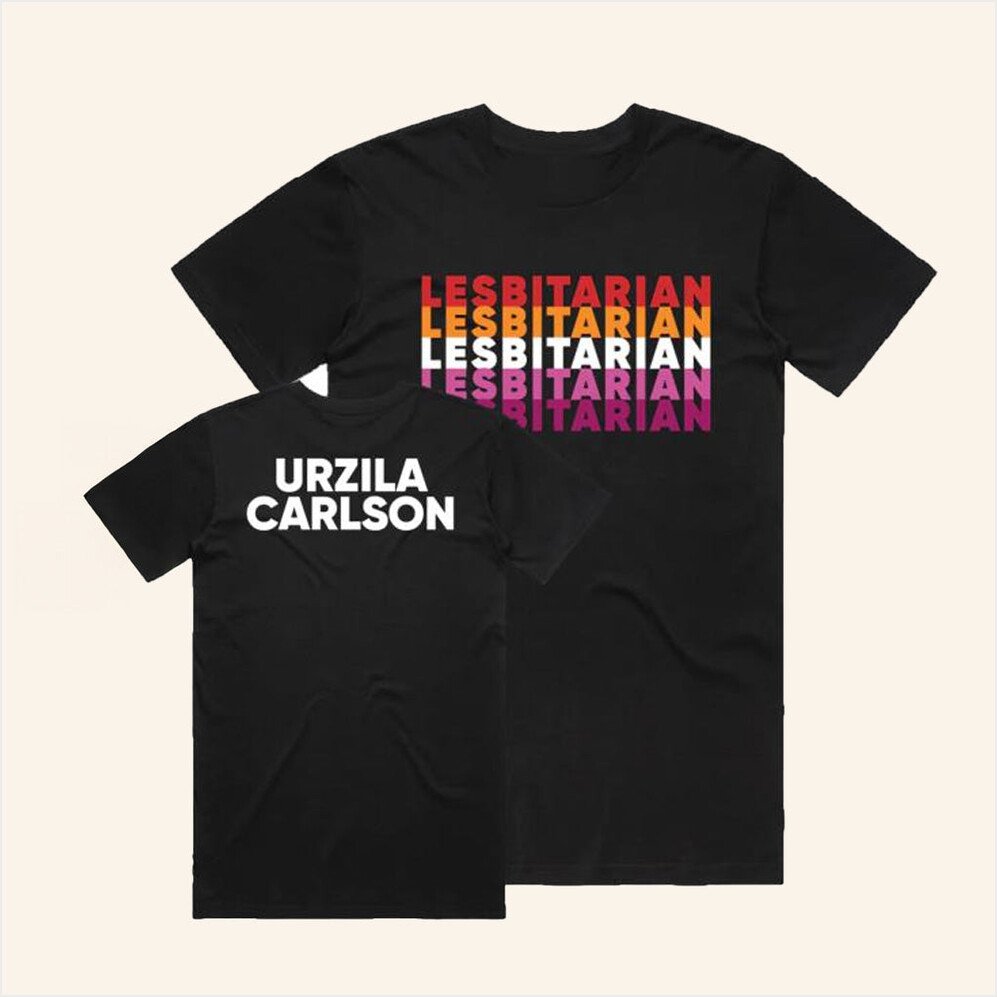 Sound Merch Urzila Carlson Lesbitarian Black Shirt Birthday Gift Ideas For Dad Gifts For BFF-1