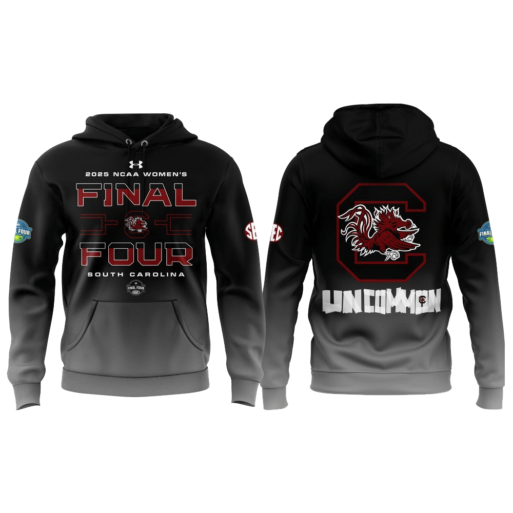 South Carolina Gamecocks 2025 NCAA Women's Basketball Tournament March Madness Final Four Hoodie-1
