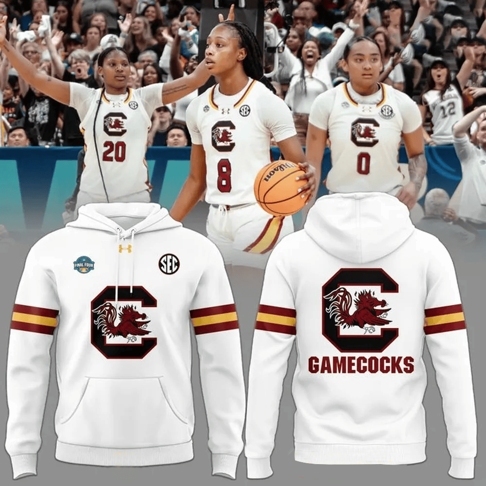 South Carolina Gamecocks Basketball Hoodie South Carolina Gamecocks Merch Mother's Day Gifts-1
