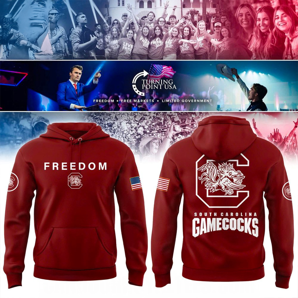 South Carolina Gamecocks Freedom Hoodie Gamecocks Merch Husband Christmas Gift Ideas-1