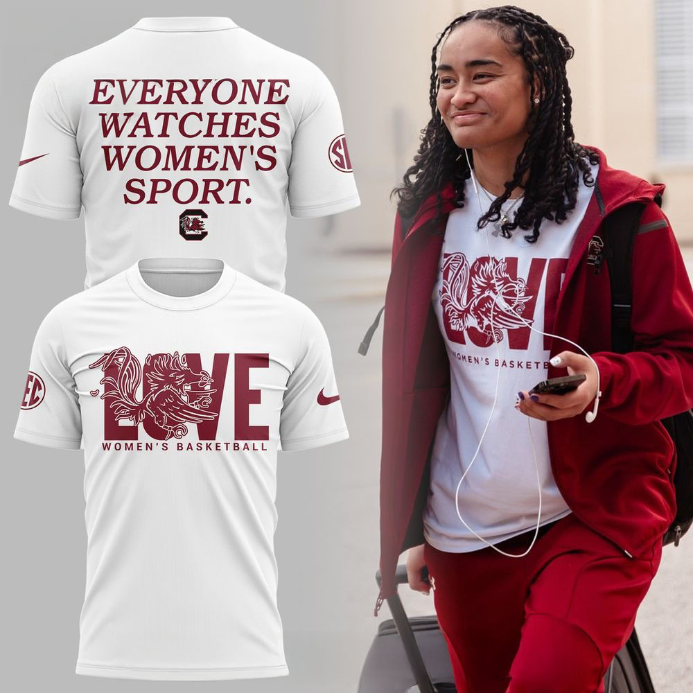 South Carolina Gamecocks Love Gamecocks Women's History Month Shirt Gifts For Wife-1