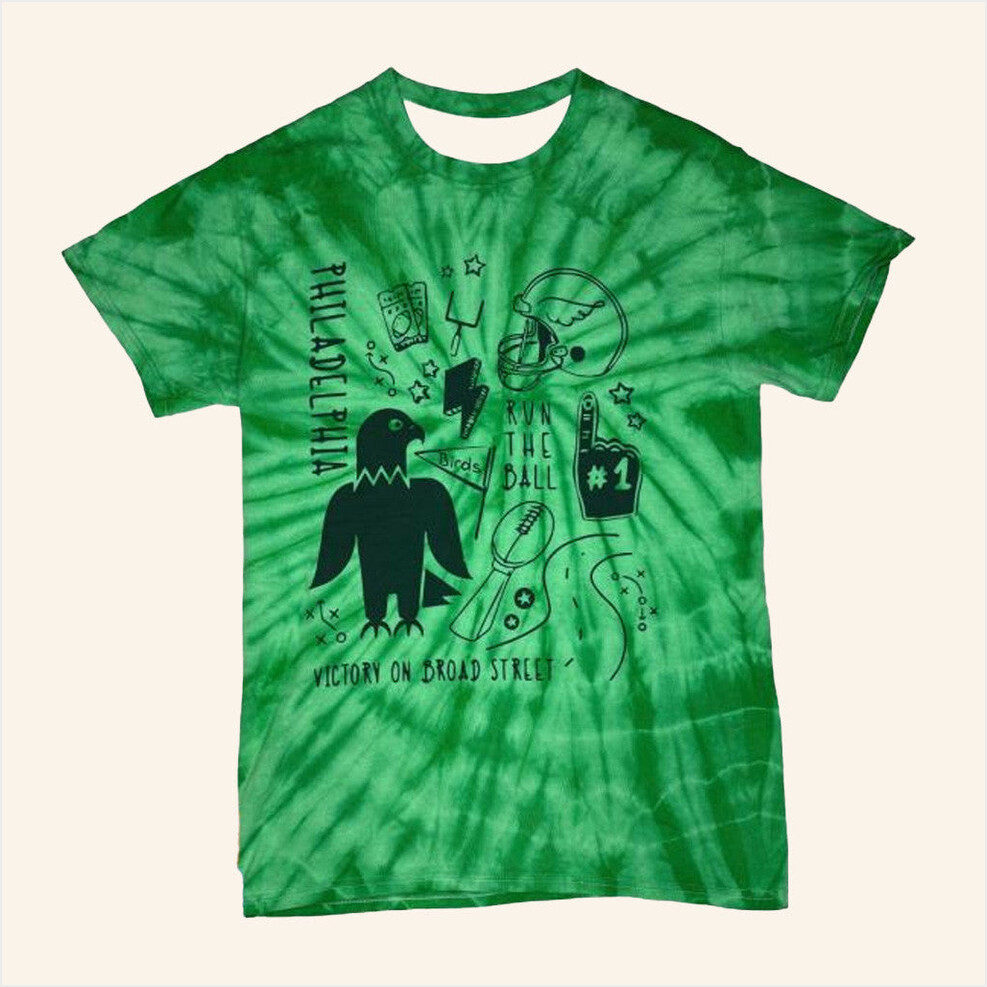 South Fellini Merch Victory On Broad Tie Dye T-Shirt Gifts For Besties Gifts For Brother-1