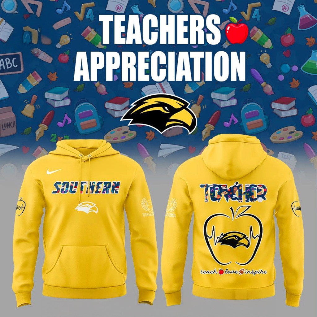 Southern Miss Golden Eagles Teachers Appreciation 2025 Hoodie Eagles Merch Gifts For Fans-1 Southern Miss Golden Eagles Teachers Appreciation 2025 Hoodie Eagles Merch Gifts For Fans-1