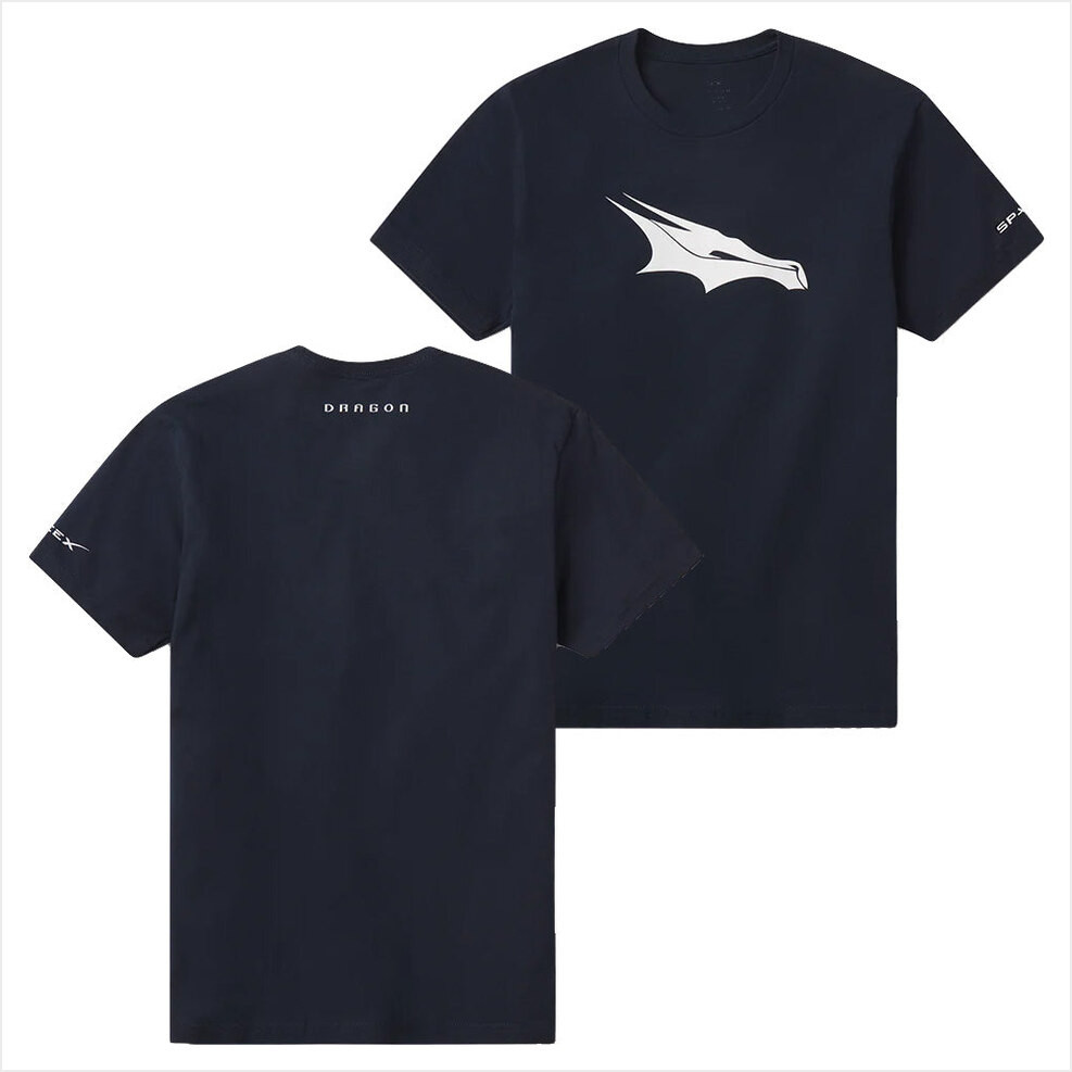 SpaceX Merch Dragon T-Shirt Best Gifts For Husband Birthday Gifts For Friends-1