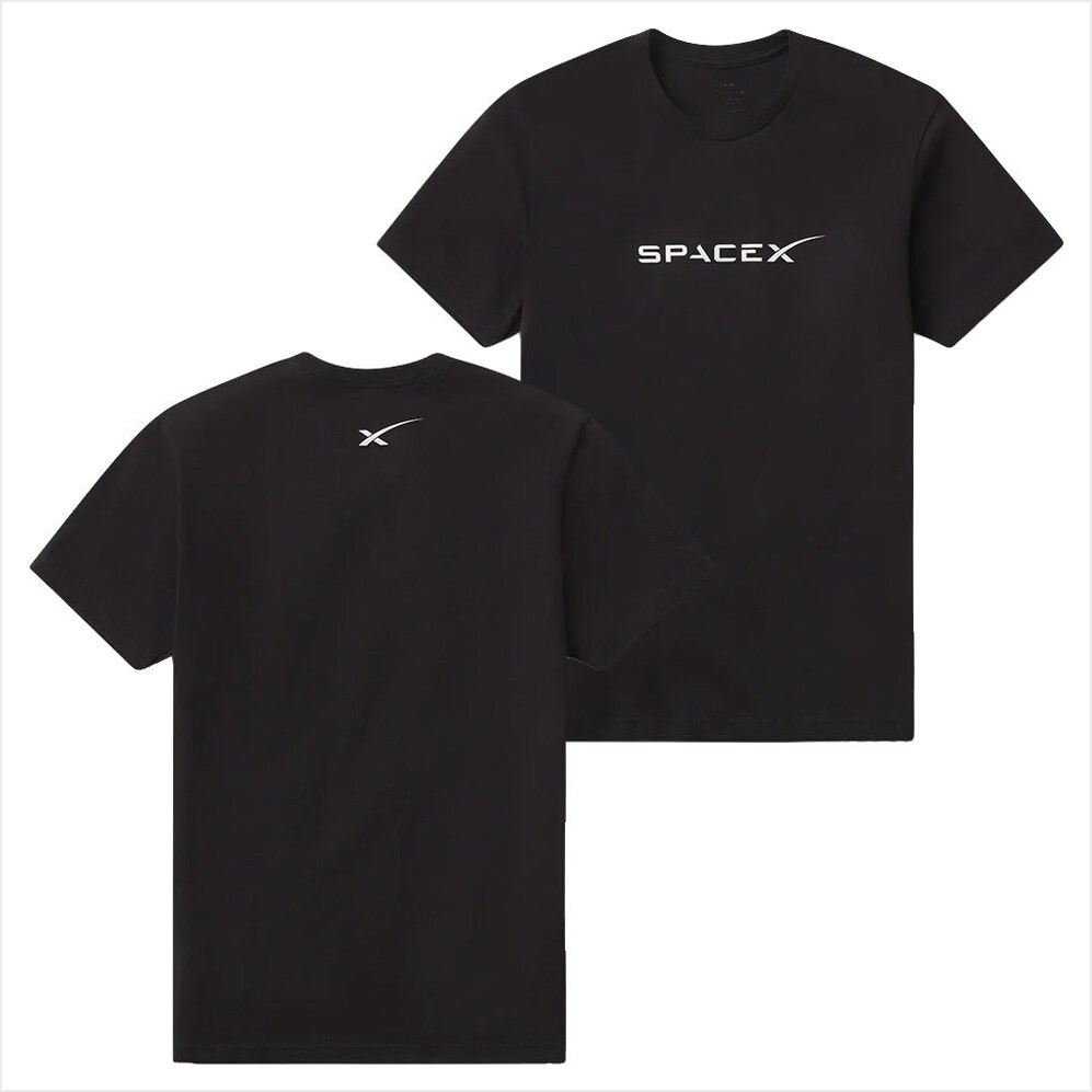 SpaceX Merch SpaceX Black T-Shirt Best Gifts For Friends Birthday Gifts For Brother-1