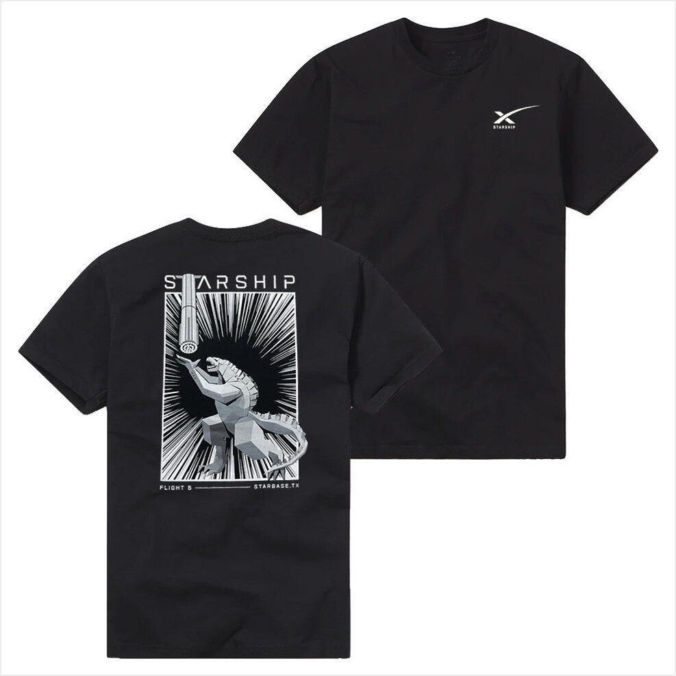 SpaceX Merch Starship Flight 5 T-Shirt Gift Ideas For Friends Birthday Gifts For Best Friend-1
