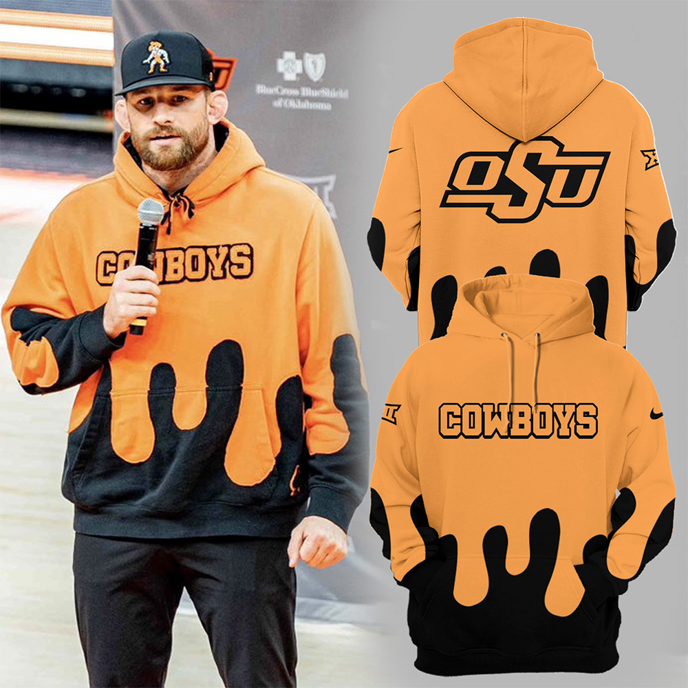 Specail New OSU Cowboy Wrestling Coach DT's Hoodie-1