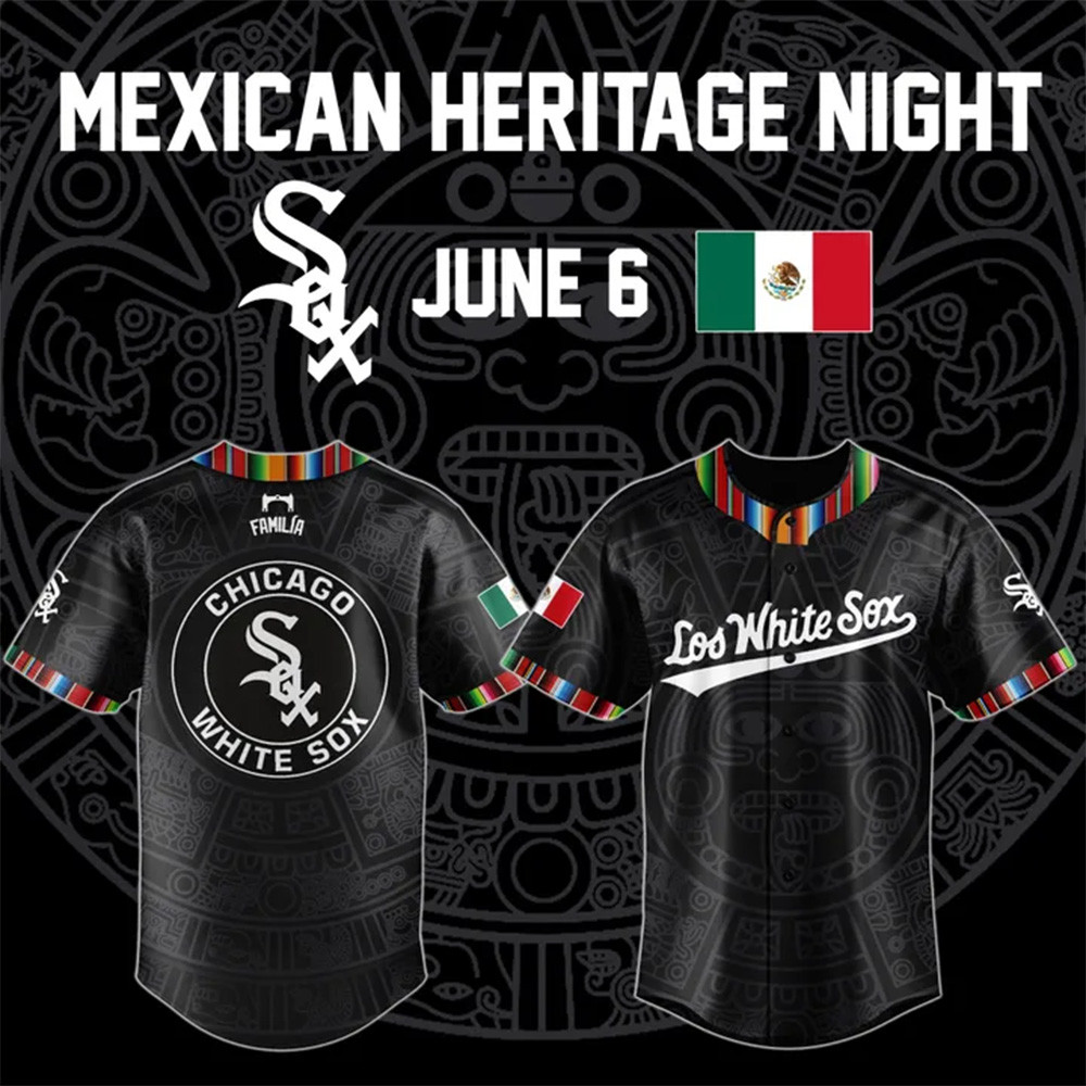 Special New Chicago White Sox Mexican Heritage Night Jersey Best Gifts For Baseball Fans-1