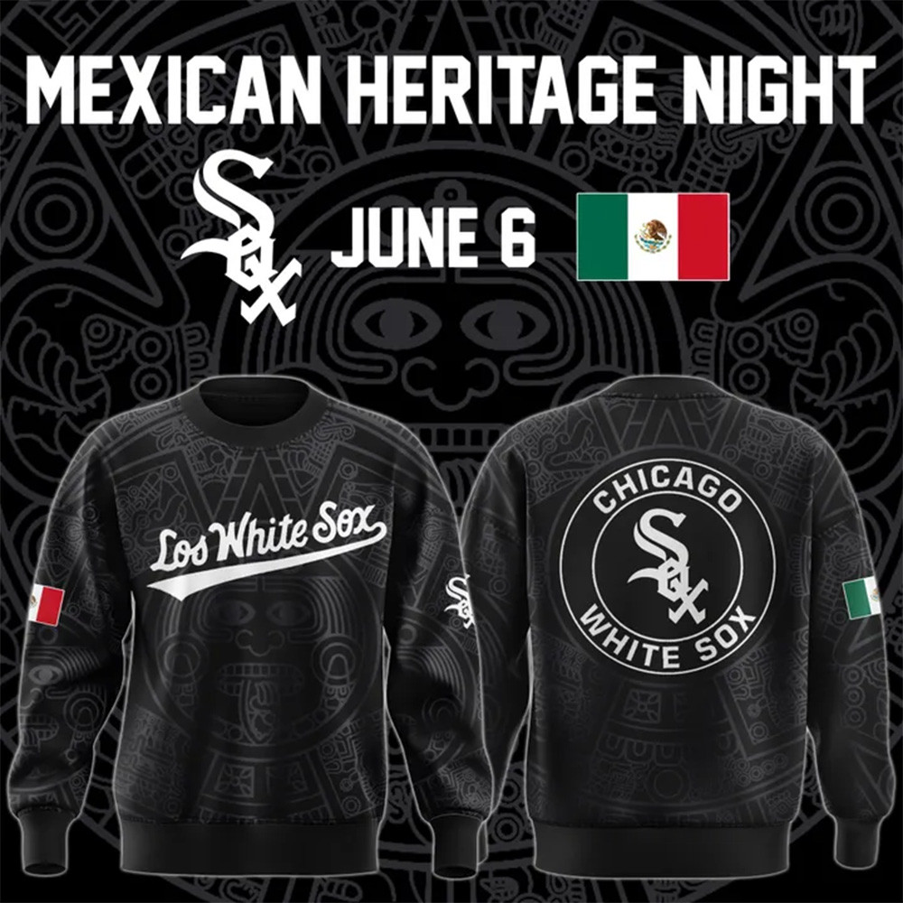 Special New Chicago White Sox Mexican Heritage Night Sweatshirt Baseball Themed Gifts-1
