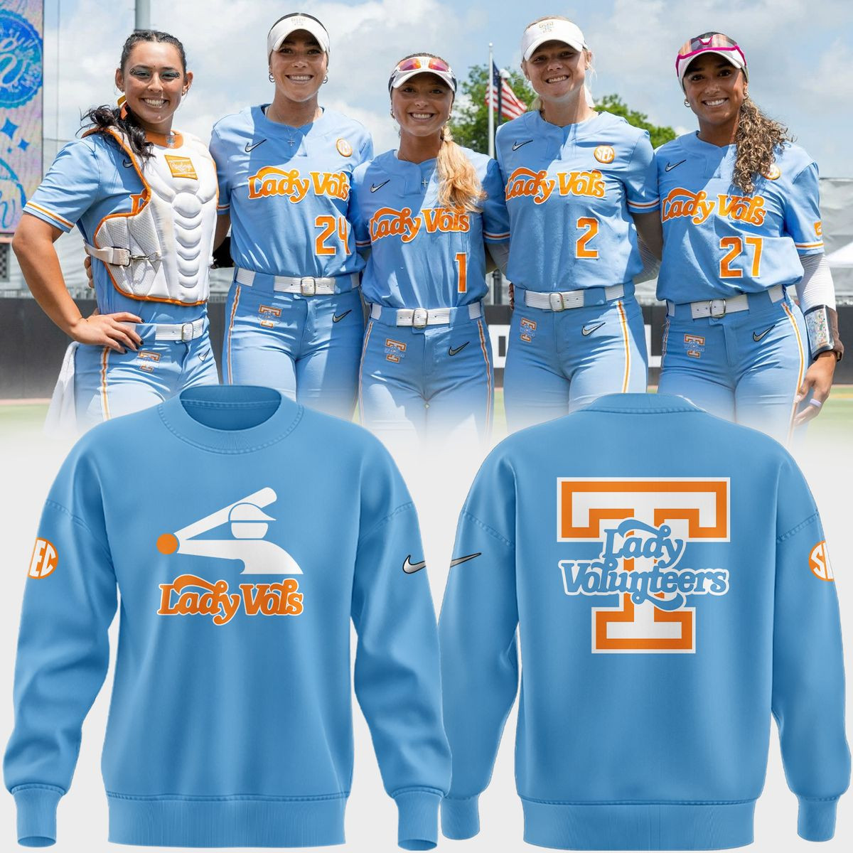 Special New Lady Vols Softball Summitt Blue Sweatshirt Women's Gifts-1 Special New Lady Vols Softball Summitt Blue Sweatshirt Women's Gifts-1