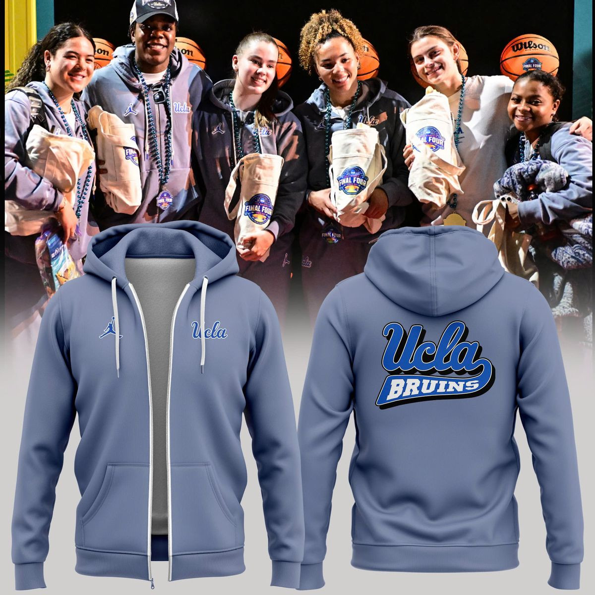 Special New Ucla Uniform Zip Hoodie 2025 Gifts For Mother-1