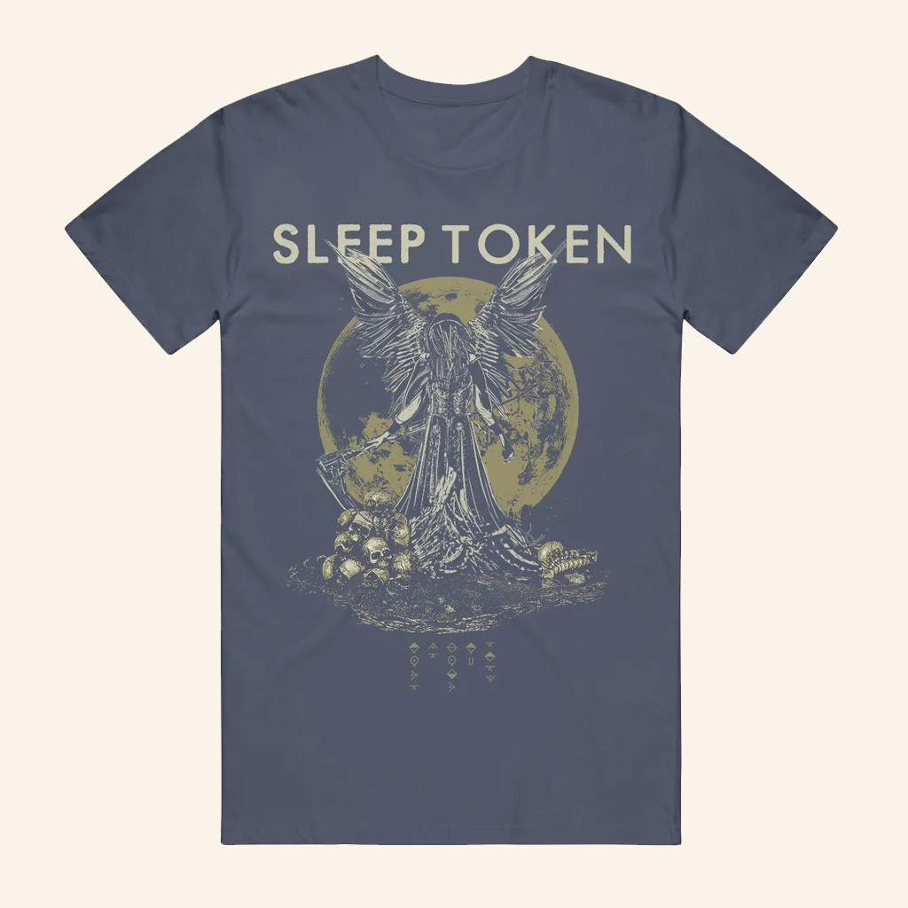 Spinefarm Merch Sleep Token Take Me Back To Eden Vintage Navy T-Shirt Him Gifts-1