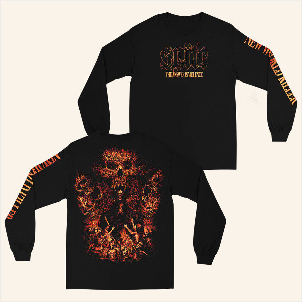 Spite Merch New World Killer Long Sleeve T-Shirt Present For Husband Gifts For Best Friend-1