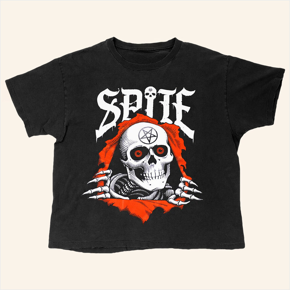 Spite Merch Skeleton T-Shirt Presents For Husband Birthday Gifts For Best Friend Christmas Presents-1