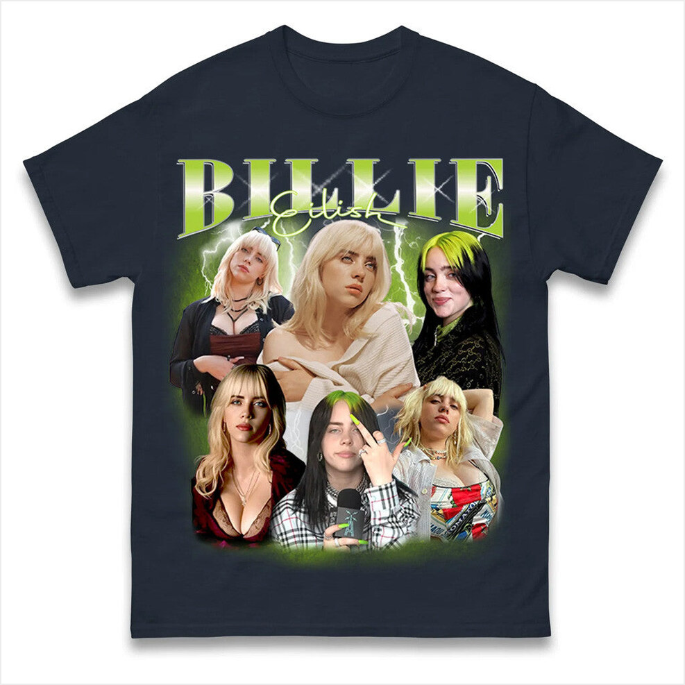 Spoofy Tees Merch Billie Eilish Bootleg T-Shirt Gifts For Girlfriend Birthday Gifts For Friends-1
