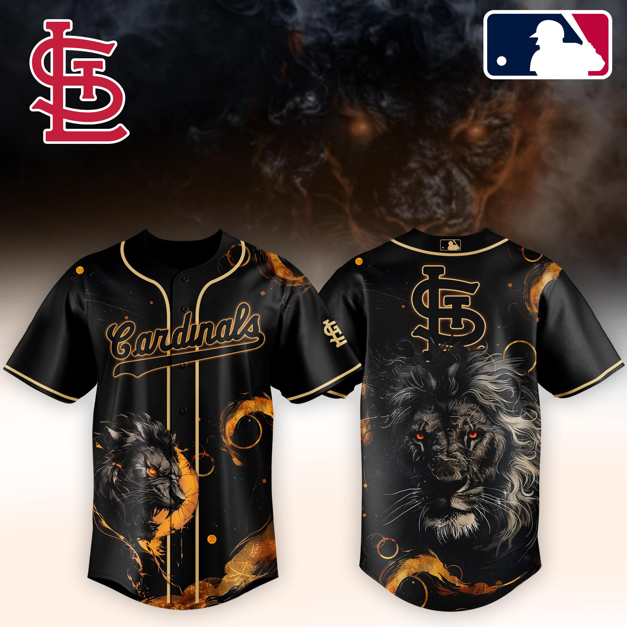St Louis Cardinals Mlb X Lion Baseball Jersey For Fans-1