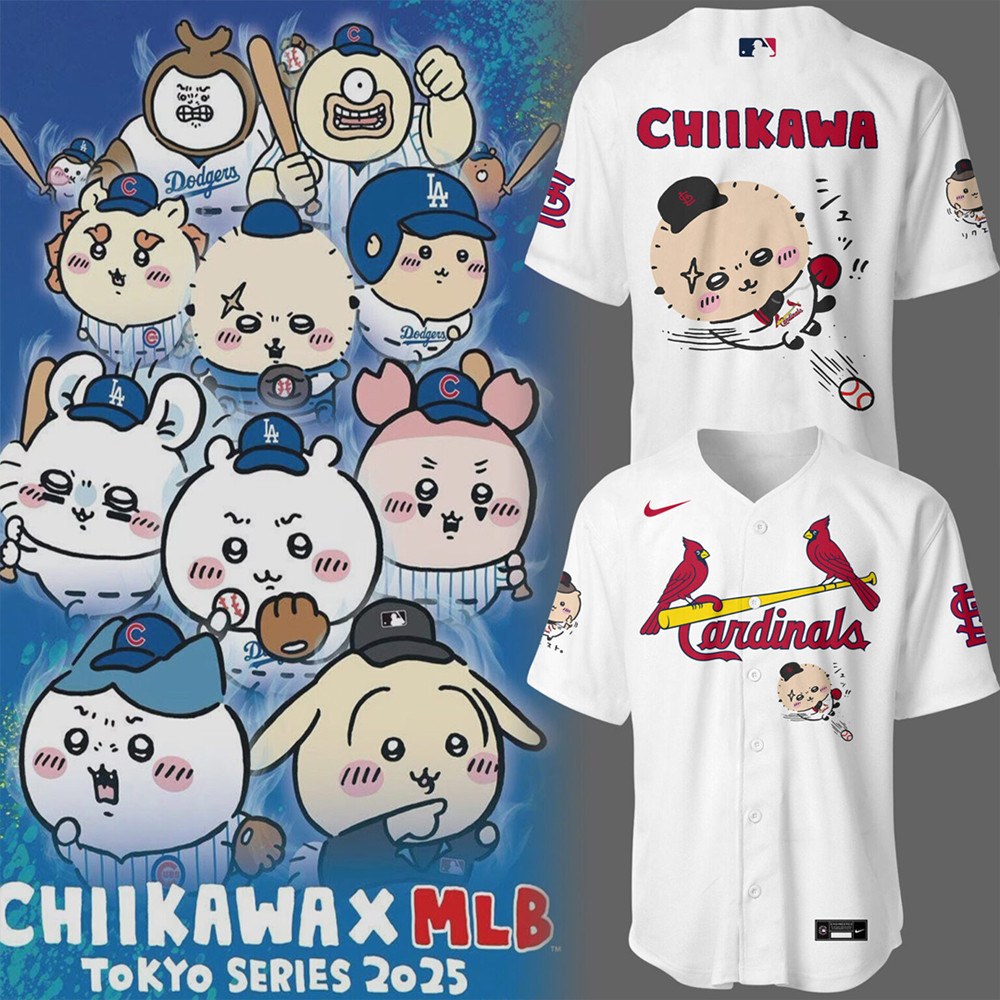 St. Louis Baseball MLB 2025 Nike Limited 'Chiikawa x Cardinals' Jersey Fans Gifts-1