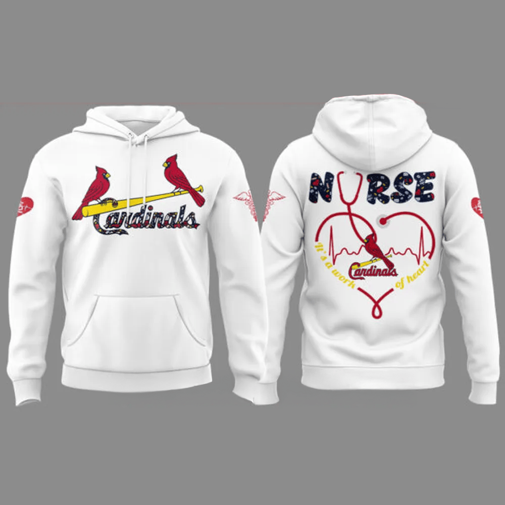St. Louis Cardinals Baseball Nurses Night Special Hoodie St. Louis Cardinals Merch Gifts For Dad-1
