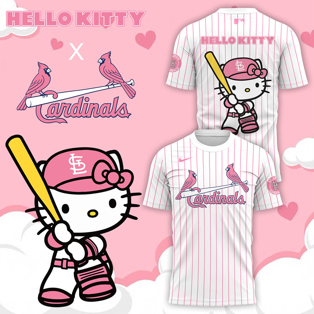 St. Louis Cardinals Hello Kitty Night September 19th Shirt Baseball Team Gift Ideas-1