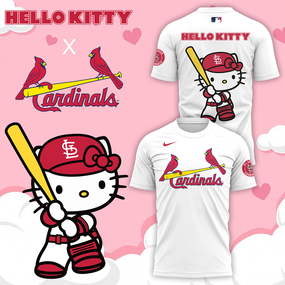 St. Louis Cardinals Hello Kitty Night September 19th Shirt Best Gifts For Baseball Lovers-1