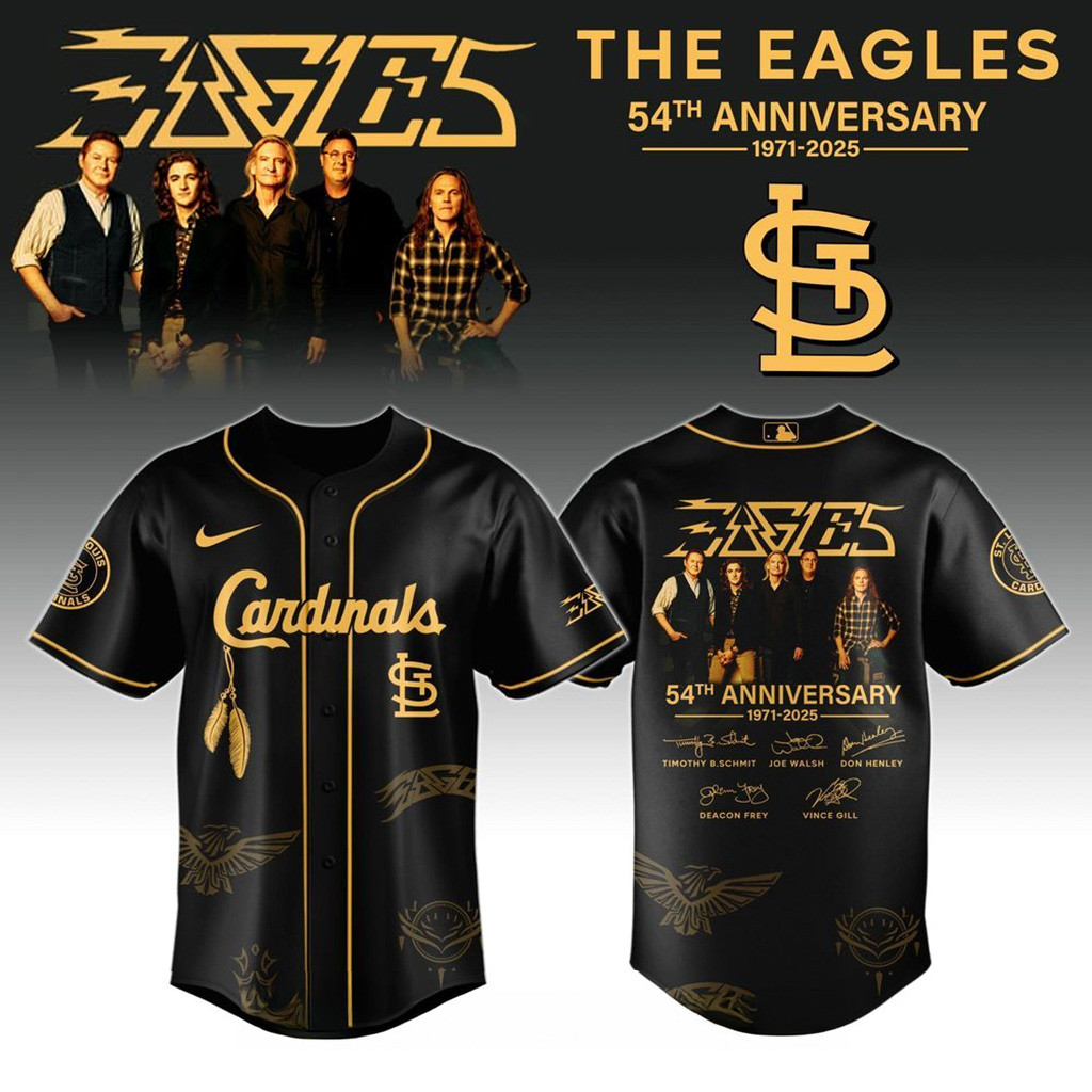 St. Louis Cardinals X Eagles Band Music Jersey 2025-1