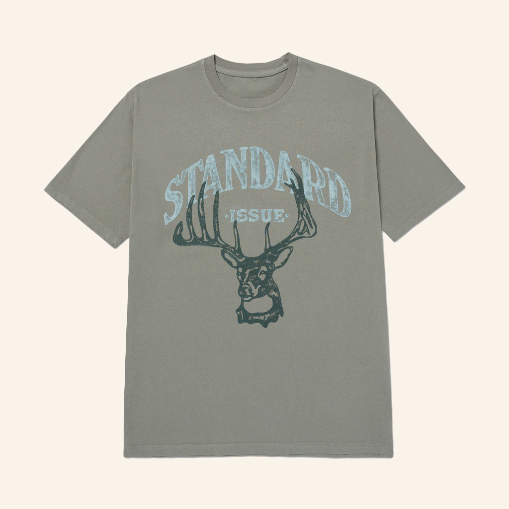 Standard Issue Tees Merch Buck Concrete T-Shirt Present For Husband-1