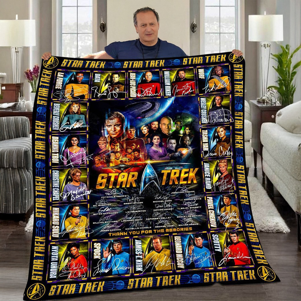 Star Trek 60th Anniversary 1966 2026 Memories Blanket Gift Ideas For Fans-1
