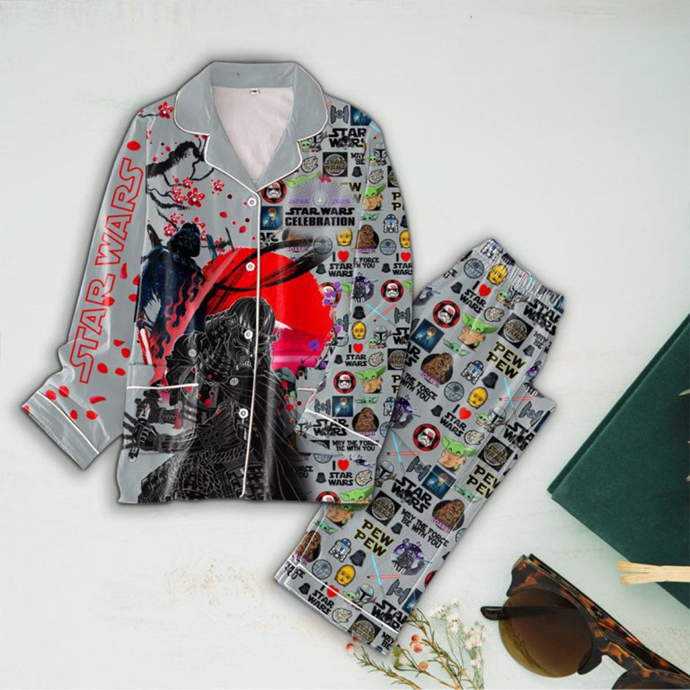 Star Wars Celebration May The Force Be With You Pajamas Set Star Wars Merch Gifts For Wife-1