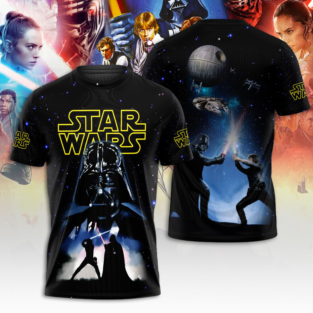 Star Wars Merch Star Wars Darth Vader T-Shirt Gifts For Fans-1