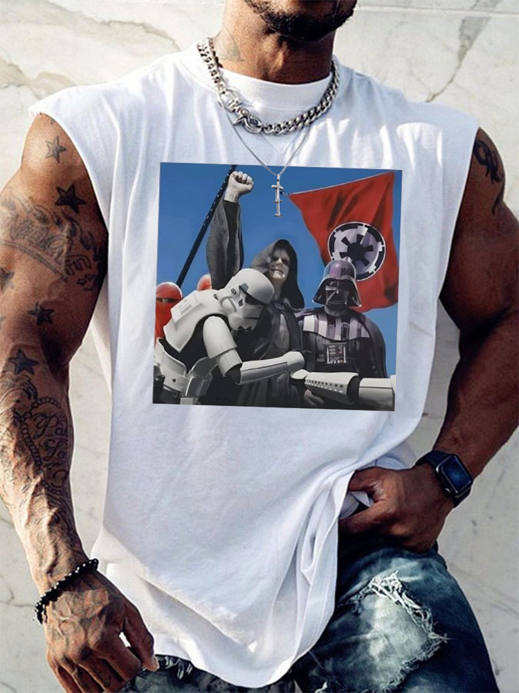 Star Wars X Donald Trump The Emperor The Attempt Fight Fight Fight Tank Top Gifts For Father's Day 2025-1