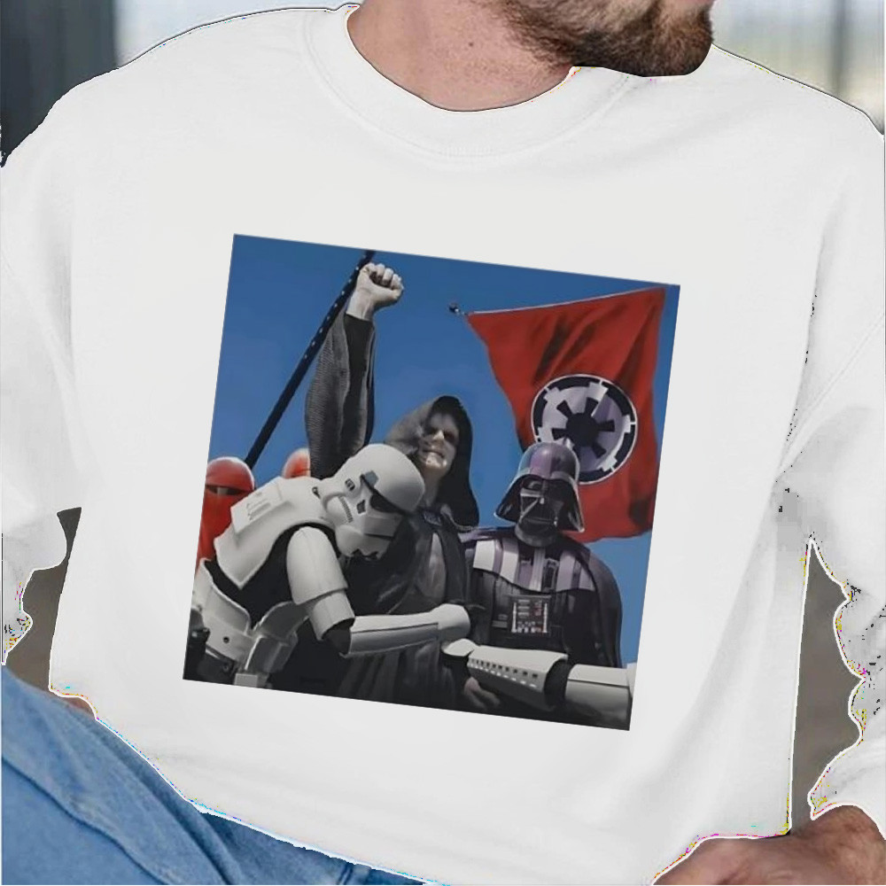 Star Wars X Donald Trump The Emperor The attempt Fight Fight Fight Sweatshirt Best Father's Day Special Gifts-1