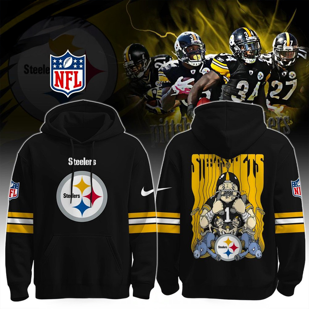 Steelers Pride x The Black And Gold Standard Hoodie Steelers Merch Christmas Gifts For Son-1
