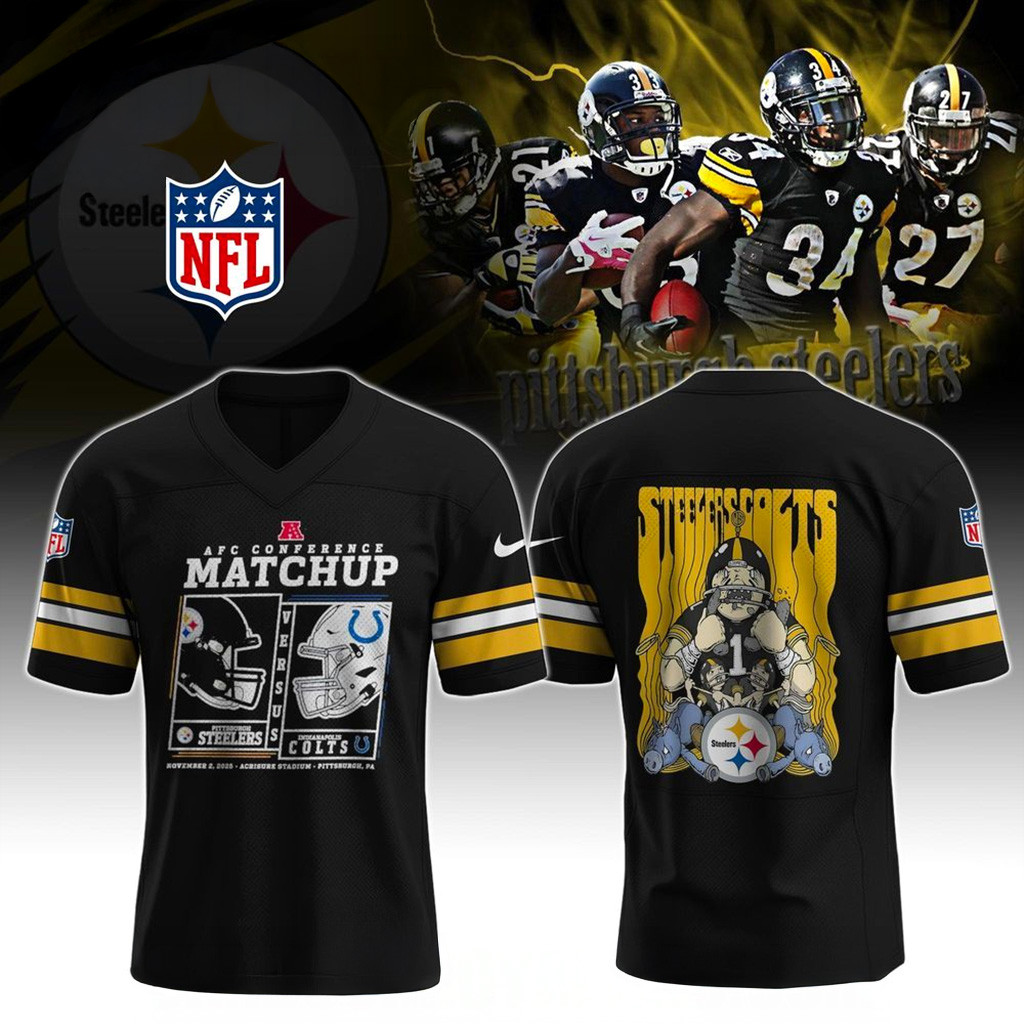 Steelers Pride x The Black And Gold Standard Jersey Steelers Merch Christmas Gifts For Son-1