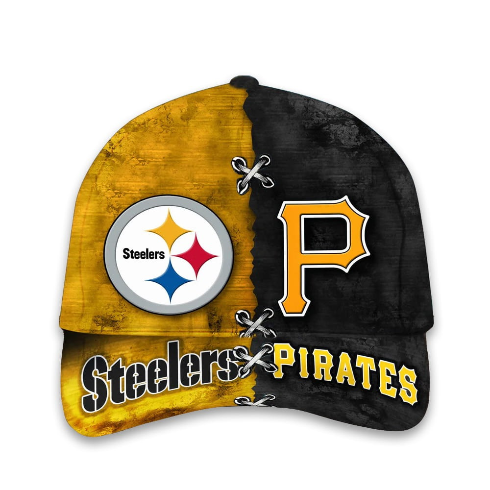 Steelers x Pirates Hat Stepdad Gifts For Father's Day-1