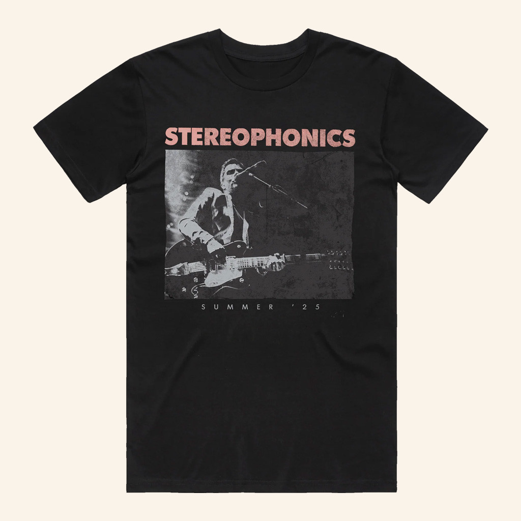Stereophonics Merch Summer '25 Tour Black T-Shirt Unique Gift For Boyfriend-1
