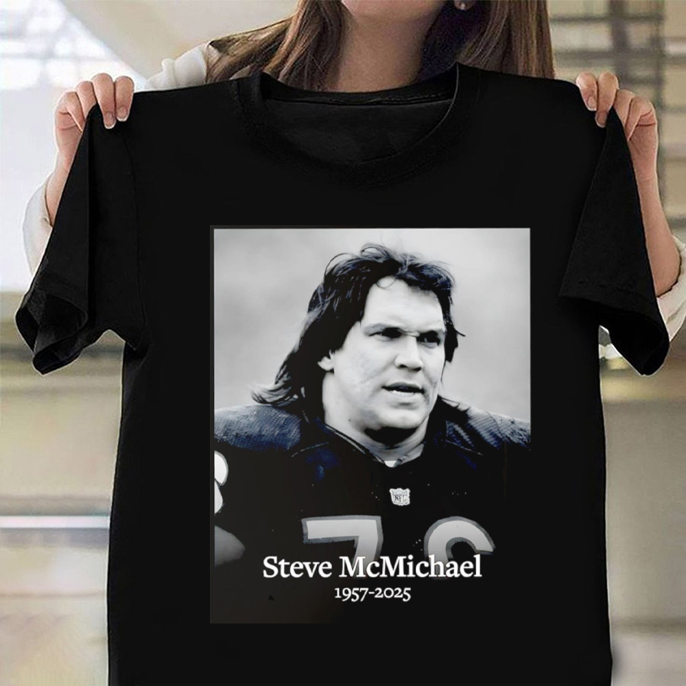 Steve McMichael 1957 2025 Shirt Steve McMichael Memorial Gifts For Fans-1